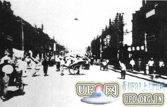 1942年中国天津UFO图片，中国最早拍到的第1张飞碟照片