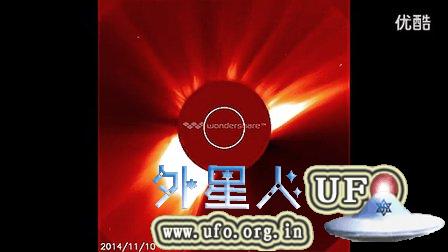 2014年11月11日太阳周围巨大的UFO的图片