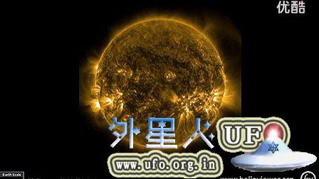 2014年11月26日一周的太阳耀斑与巨大UFO的图片