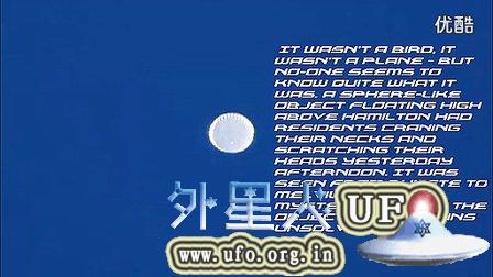 2014年12月1日新西兰悬停空中一天的巨大圆形UFO的图片