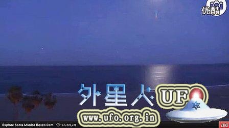 2015年3月7日洛杉矶海滩多个UFO的图片