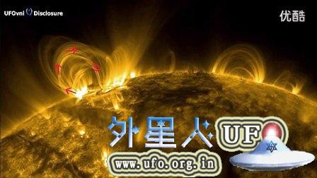 2015年太阳表面巨大的吸能星体状UFO