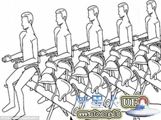 空中客车的另一项轻率的专利设计：与自行车座椅类似的飞行座椅系统。 第4张