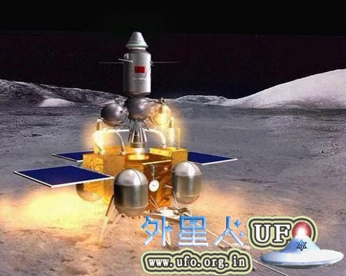 嫦娥五号飞行试验器效果图，用于验证从月面返回地球技术。