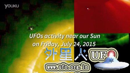 2015年7月24日太阳周围的飞船（NASA视频）