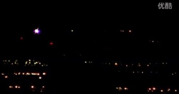 2015年10月25日美Nellis空军基地上空大量彩色光点光球UFO拉斯维加斯