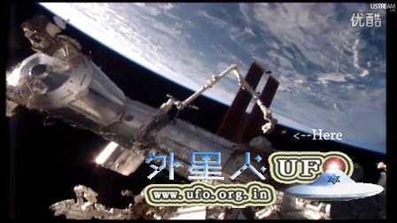2015年11月21日国际空间站拍到彩色光球UFO的图片