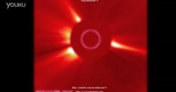 2015年12月8日太阳周围的巨大UFO