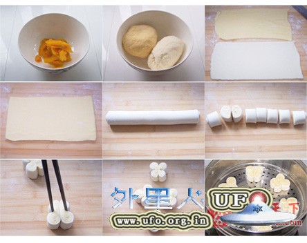 益智补脑——蝴蝶馒头的图片 第1张