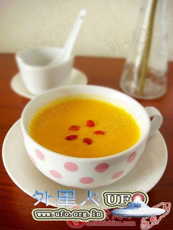 益智补脑——奶香南瓜羹的图片 第2张