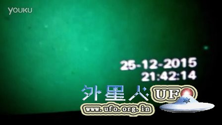 2015年12月25日高空两个绿色光球UFO的图片