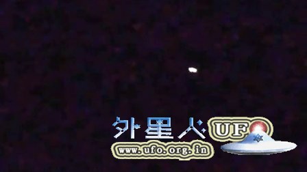 2015年1月3日加州白色发光UFO的图片