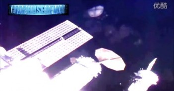 2016年1月国际空间站巨大十字暗条UFO