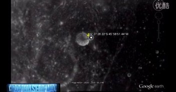 月球上的UFO圆形发光区