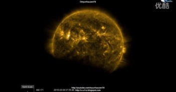 2016年3月6日太阳SOHO视频被“日食”一小时