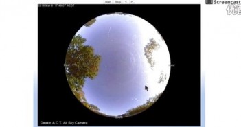2016年3月8日固定监测拍到暗色UFO