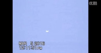 2016年3月5日直升机过后半月形翻滚的白色光团UFO