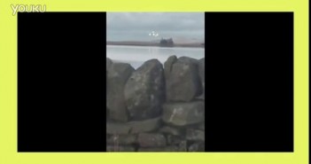 2016年3月9日苏格兰近地4个时隐时现的光球UFO