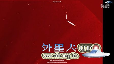 2016年3月19日太阳周围巨大的发光UFO的图片