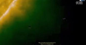2016年3月20日太阳周围的发光UFO