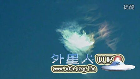2016年4月14日加拿大奇怪的彩色云的图片