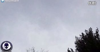 巨型机UFO隐藏在天空2016年4月7日