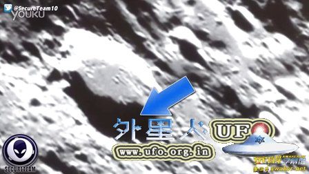 业余天文学家拍到外星人在月球上的UFO活动的图片