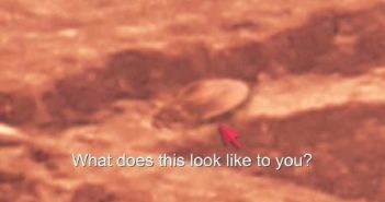火星探测器的图像坠毁的UFO（外星人已在火星上的证明）