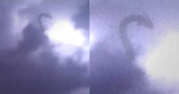 外星人目击事件被相机捕获的怪异的外星生物在闪电在洛杉矶 UFO
