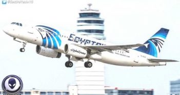 埃及航空公司航班接触到UFO 2016年5月24日下午发布