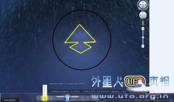 谷歌地球发现海底金字塔形结构 边长达十几公里的图片 第3张 谷歌地球发现海底金字塔形结构 边长达十几公里的图片 第3张