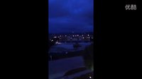 目击UFO在北海天空出现2016年的图片