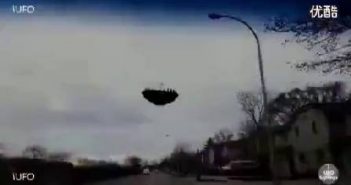 男子开车跟踪拍摄不明飞行物UFO！