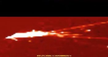 2016年9月5日太阳周围巨大放射状发光UFO