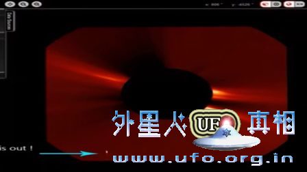 2016年9月12日太阳周围Y型UFO的图片