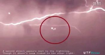 2016年9月，雷暴中闪电击中UFO后，UFO迅速消失