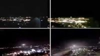 多个监控拍摄到UFO在夜空中瞬间消失