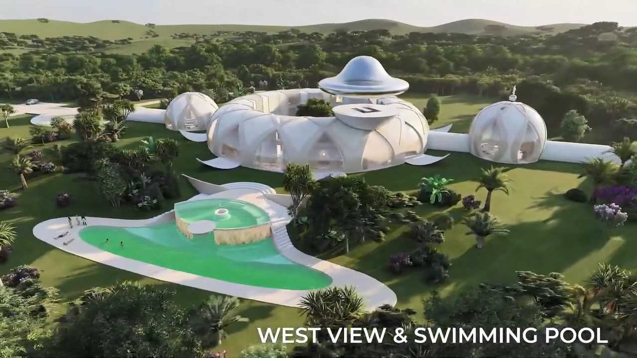 外星人大使馆项目终于曝光！👾这不只是建筑，更像是人类通往宇宙文明的大门！