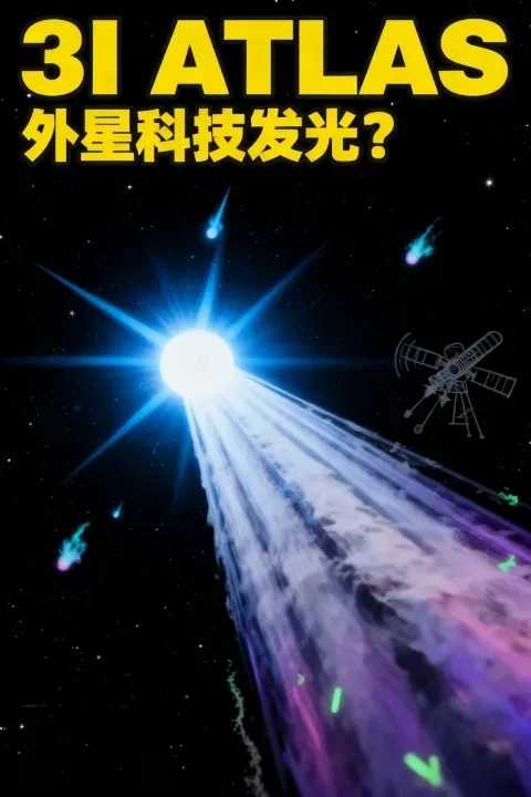 星际天体 3I/ATLAS 研究动态曝光：自主发光背后隐藏外星科技能量！