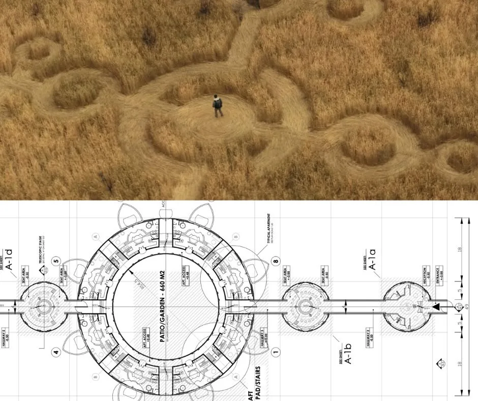 雷尔运动(Raëlian Movement)筹建“外星人大使馆”的实际设计蓝图 雷尔运动(Raëlian Movement)筹建“外星人大使馆”的实际设计蓝图